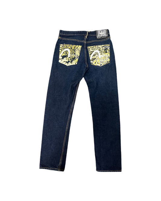 JEAN EVISU DRAGON BRODÉ 28*34