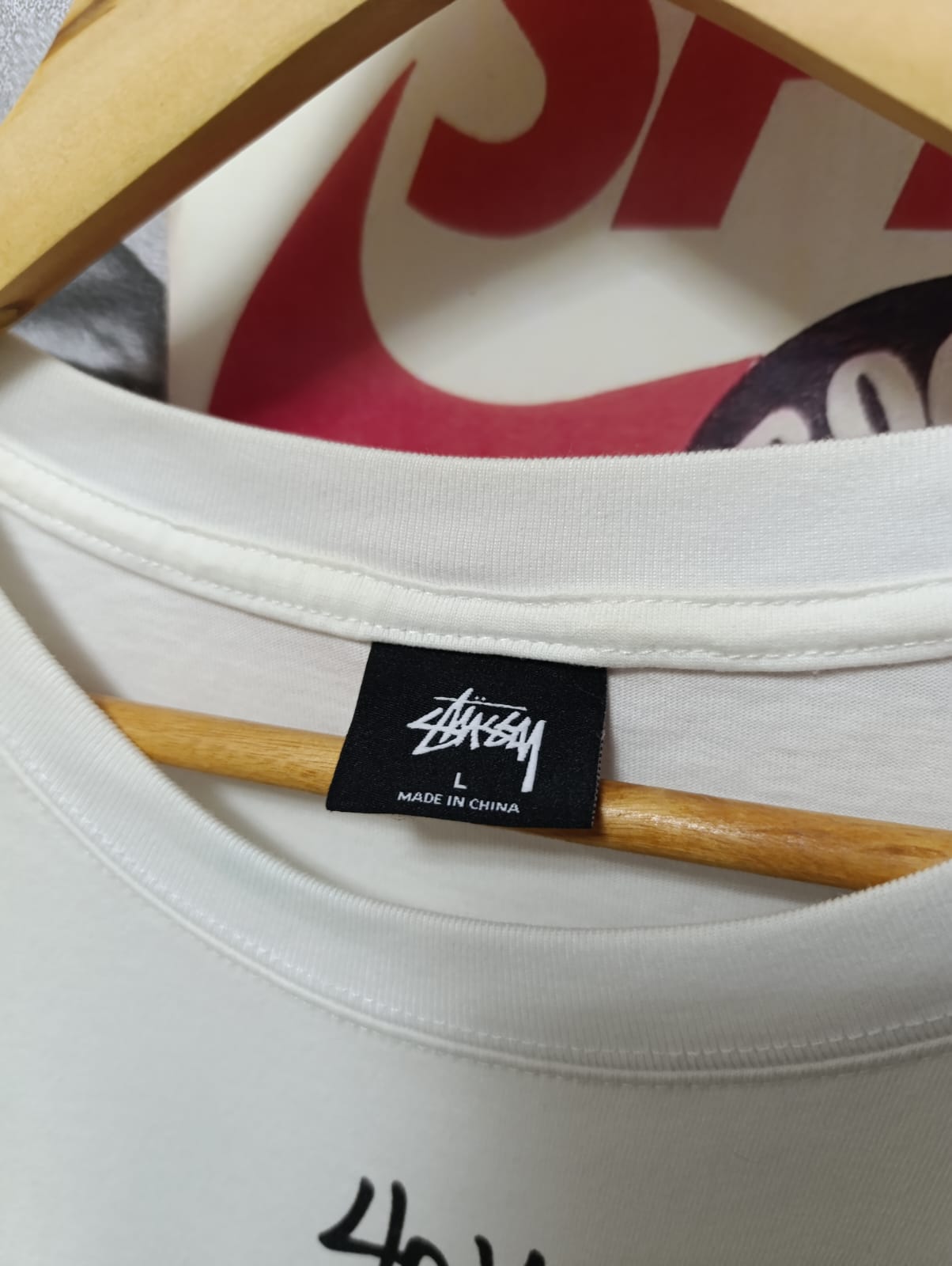 RARE T-SHIRT STUSSY x MARC JACOBS (L)